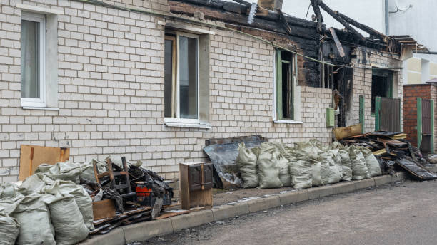 Professional Fire Damage Removal technician working in Peoria, AZ